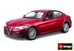 BBurago 1:24 Alfa Romeo Giulia (2016) Metallic červená 18-21080