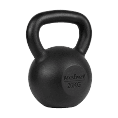 shumee Liatinový kettlebell 26 kg, REBEL ACTIVE