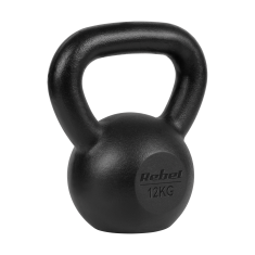 shumee Liatinový kettlebell 12 kg, REBEL ACTIVE