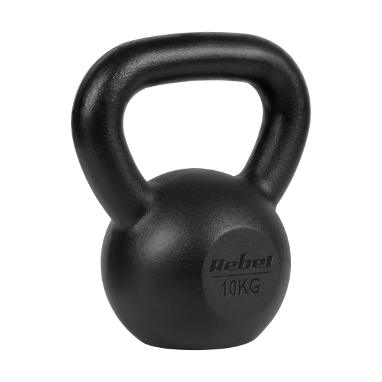 shumee Liatinový kettlebell 10kg, REBEL ACTIVE