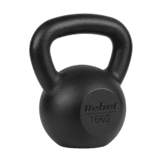 shumee Liatinový kettlebell 16 kg, REBEL ACTIVE