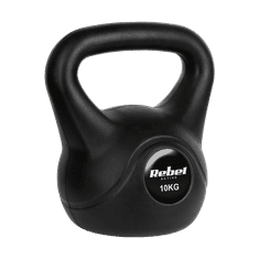 shumee Bitúmenový kettlebell 10 kg REBEL ACTIVE