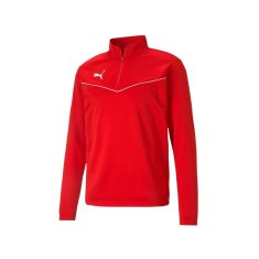 Puma Mikina červená 128 - 140 cm/S JR Teamrise 14 Zip Top