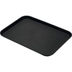 Cambro Servírovacia tácka podnos 65x45 cm, čierna