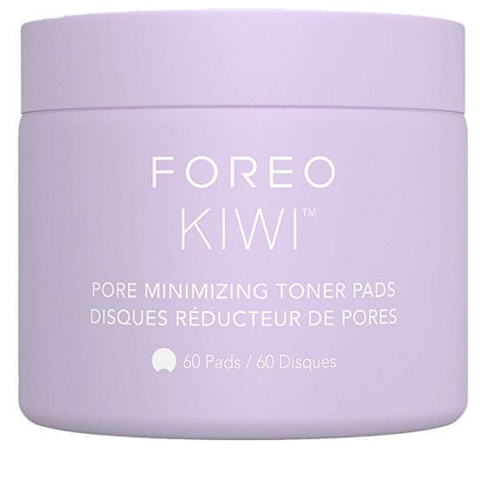 Foreo Tonizačné čistiace vankúšiky na problematickú pleť KIWI (Pore Minimizing Toner Pads) 60 ks