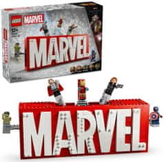 LEGO Marvel 76313 Logo MARVEL a minifigúrky