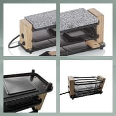 Kela Raclette/Stone Bedretto Granite black 2 osoby 27,0x11,0x13,0cm