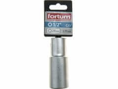 Fortum Kľúč nástrčný predĺžený, 24mm, 1/2”, FORTUM