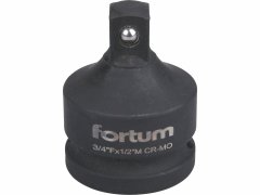 Fortum Adaptér, vnútorný 3/4” na vonkajší 1/2”, dĺžka 52mm, FORTUM