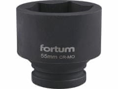 Fortum Kľúč nástrčný rázový, 55mm, 3/4”, FORTUM