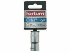 Fortum Kľúč nástrčný, 14mm, 1/2”, FORTUM