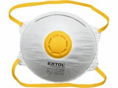 Extol Premium Respirátory FFP2 5ks, s výdychovým ventilom, tvarované, EXTOL PREMIUM