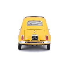 BBurago 1:24 Fiat 500 F 1965 Yellow