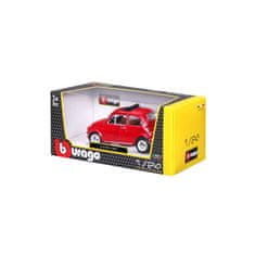 Burago B 1:24 Fiat 500L (1968) Red