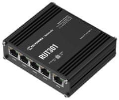 Teltonika RUT301 priemyselný router, 5x Eth 10/100, USB 2.0