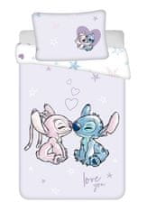 Jerry Fabrics Obliečky Lilo a Stitch Heart 140x200, 70x90 cm