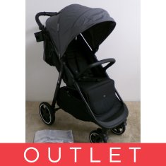 Kinderkraft SELECT Kočík športový Route Platinum Grey, Premium