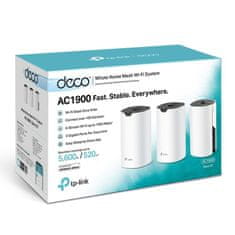 TP-LINK Deco S7(3-pack) Mesh systém AC1900 s Wi-Fi pre celoplošné pokrytie domácnosti