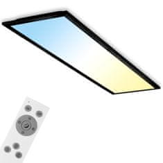 BRILONER BRILONER CCT svietidlo LED panel, 100 cm, 24 W, 2600 lm, čierna BRILO 7167-015