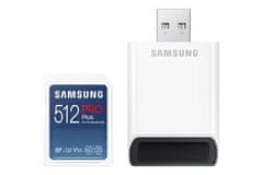 SAMSUNG Samsung/SDXC/512GB/180MBps/USB 3.0/USB-A/Class 10/+ Adaptér