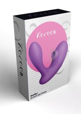 Xocoon XoCoon DuoVibe 1 (Purple), vibrátor na bod G a stimulátor klitorisu