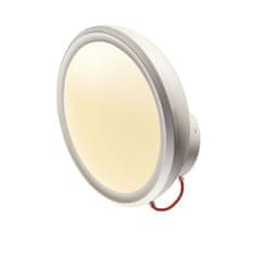 SLV VÝPREDAJ VZORKY BIG WHITE I-RING, nástenné svietidlo, LED, 3000K, okrúhle, biele, textilný kábel červený, 14 W 156311