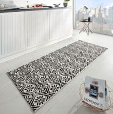 Zala Living Behúň Soho 102801 Shwarz-Creme 80x200 cm 80x200