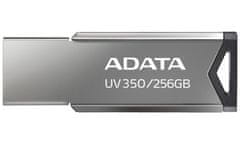 A-Data FlashDrive UV350 256GB / USB 3.2 Gen1 / strieborná