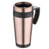 Termohrnek s ouškem 400 ml rosegold BG-37516-MPK