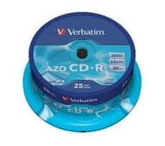 VERBATIM CD-R (25-Pack) Cake/Crystal/52x/700MB