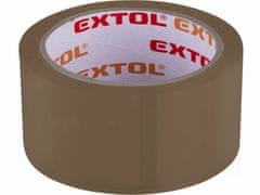 Extol Premium Páska lepiaca hnedá tichá, 48mm x 66m, hrúbka 0,05mm, EXTOL PREMIUM