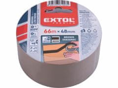 Extol Premium Páska lepiaca hnedá tichá, 48mm x 66m, hrúbka 0,05mm, EXTOL PREMIUM