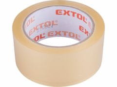 Extol Premium Páska lepiaca transparentná tichá, 48mm x 66m, hrúbka 0,046mm, EXTOL PREMIUM