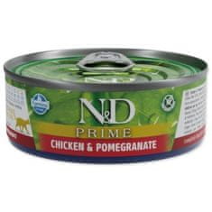 N&D Konzerva Cat Prime Chicken & Pomegranate 70g