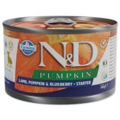 N&D Konzerva Puppy Starter Lamb, Pumpkin & Blueberry 140g