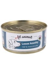 All Animals DOG losos kúsky 100g