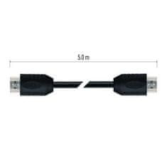 EMOS S10500 HDMI 2.0 high speed kábel A vidlica – A vidlica 5 m, čierny 2333101051