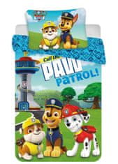 Jerry Fabrics Obliečky do postieľky Paw Patrol 121 baby 100x135, 60x40 cm