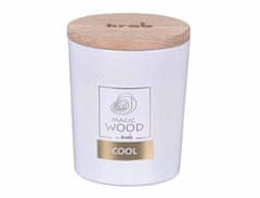 NOHEL GARDEN Sviečka v skle MAGIC WOOD COOL vonná 300g