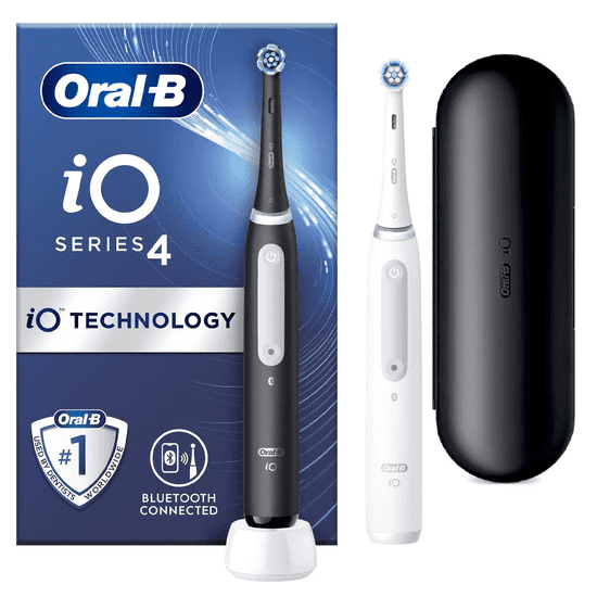 Oral-B Zubná kefka iO 4 Duo, Black/White