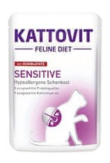 Kattovit Kapsička Sensitive kura a kačica 85g