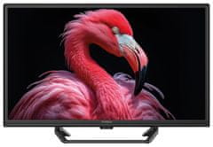 STRONG SMART LED TV 24&quot;/ SRT24HG4723C/ HDR/ 1366x768/ DVB-T2/C/S2/ H.265/HEVC/ 2xHDMI/ USB/ Wi-Fi/ LAN/ 12V/ D/ GoogleTV