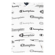 Champion Mikina biela 168 - 179 cm/XXL Allover Logo-print