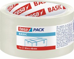 Tesa Páska lepiaca 58572, 48mmx50m, nosič PP, transparentná, Tesa