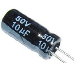 HADEX 10u/50V 105° 5x11x2mm, elektrolyt.kondenzátor radiálny