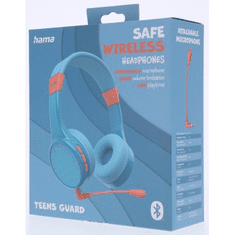 HAMA detská Bluetooth slúchadlá Teens Guard II, modrá