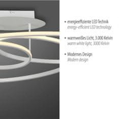 PAUL NEUHAUS JUST LIGHT LED stropné svietidlo biele moderný svetelný kruh do interiéru 3000K LD 15321-16