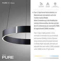 PAUL NEUHAUS PAUL NEUHAUS LED závesné svietidlo PURE E-Clipse šedá elektrické 2700-5000K PN 2560-15