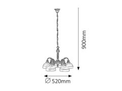 Rabalux FLOSSI luster 8815