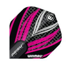 Winmau Letky Prism Delta - Black, White & Pink W6915.290